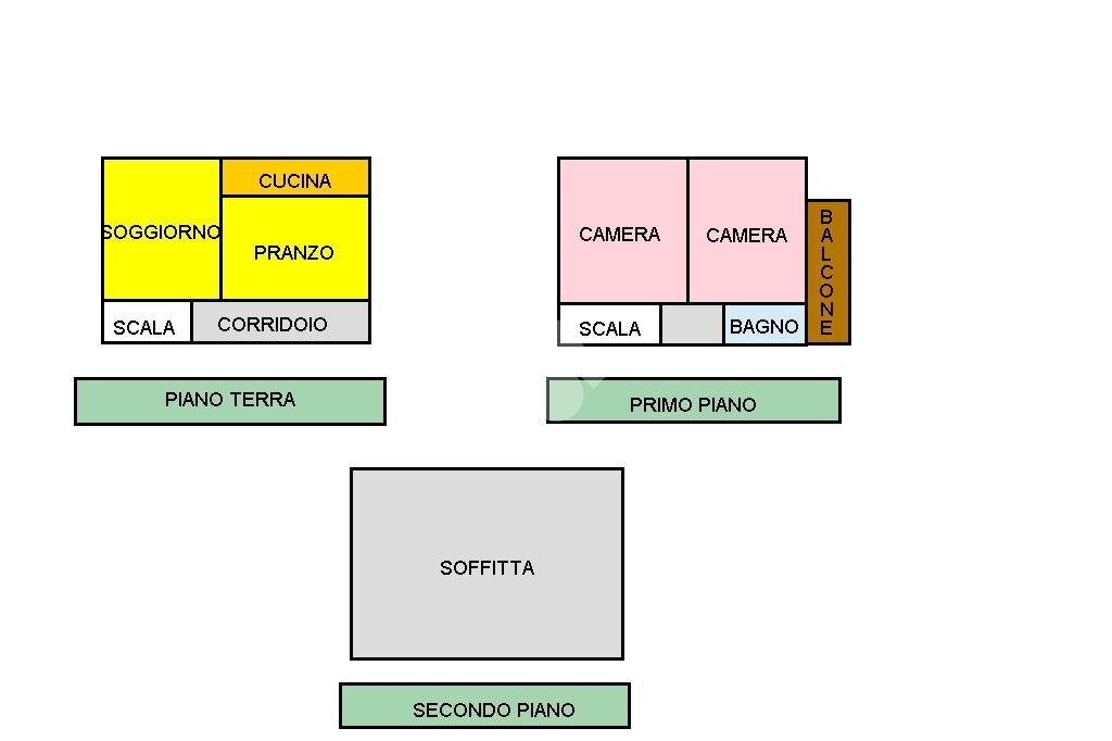 Casa semi indipendente via ponte forca, Cadelbosco di Sopra - planimetria 1
