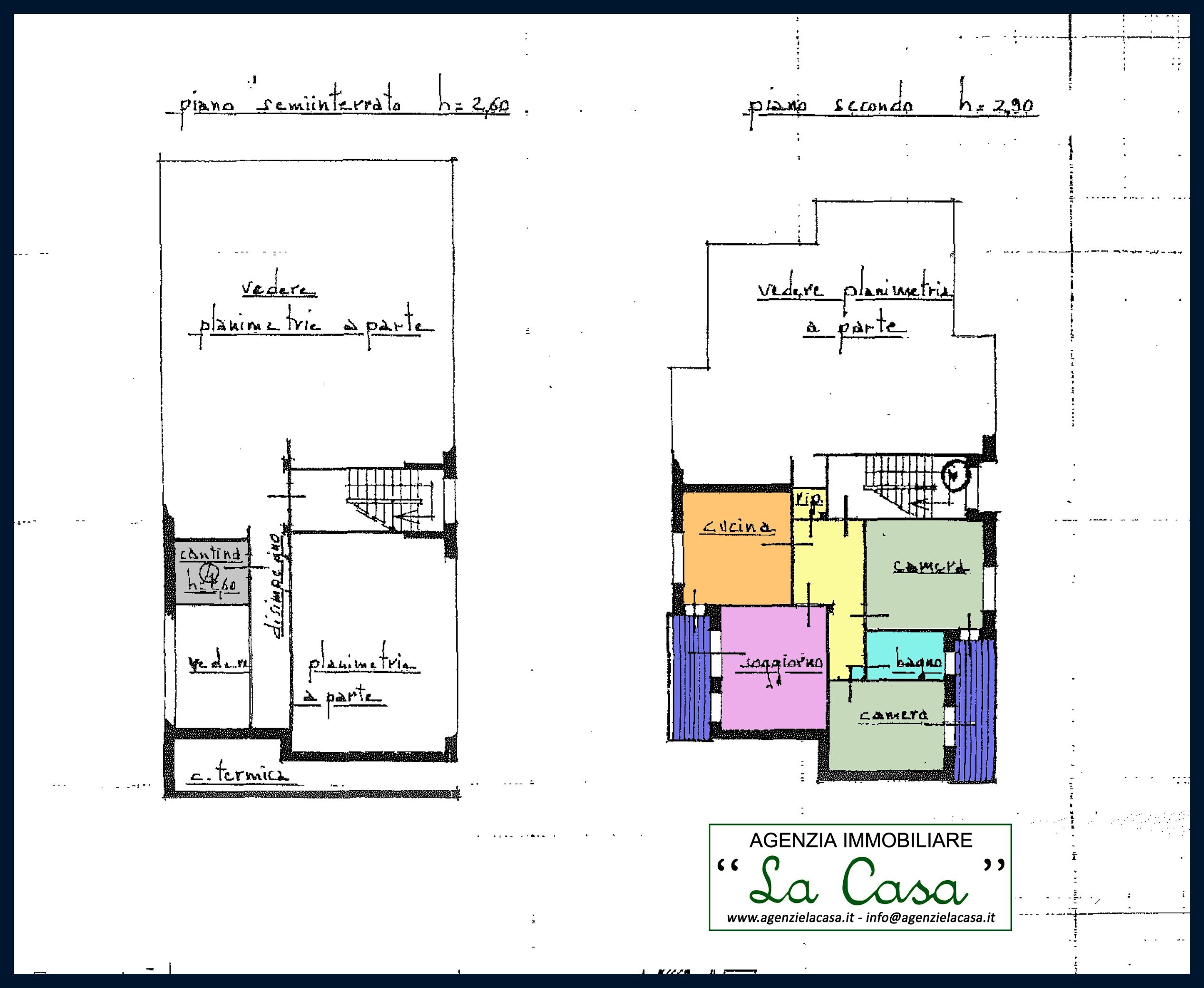 Quadrilocale Strada per Buttigliera, 156, Villanova d'Asti - planimetria 1