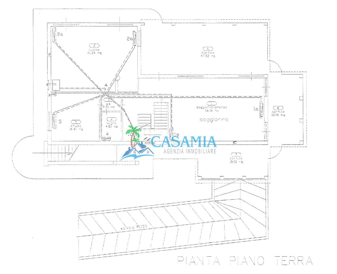 Villa indipendente Cupra Marittima Agenzia Immobil - Villa Cupra Marittima - planimetria 1