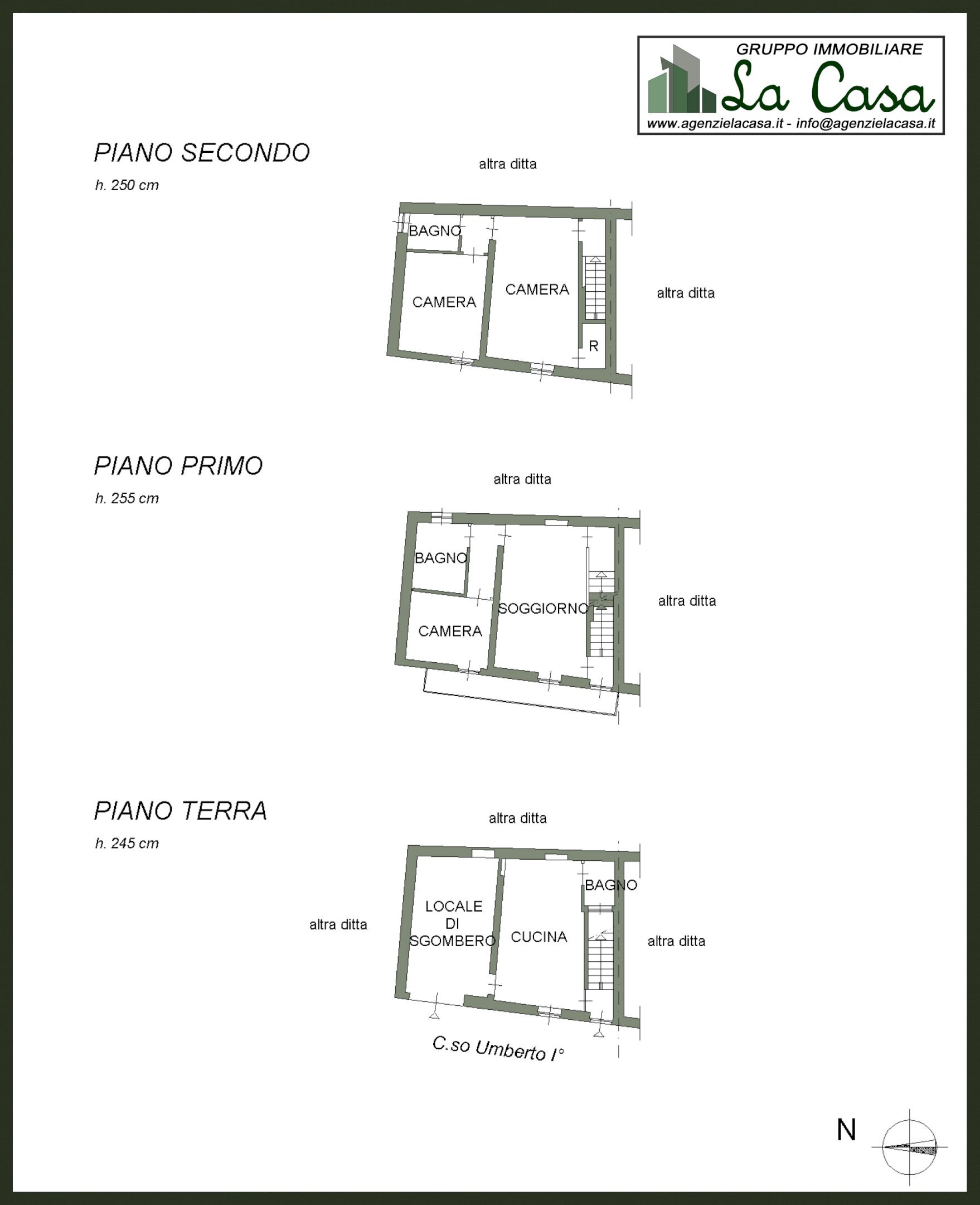 planimetria - Terratetto - Terracielo Corso Umberto I', Dusino San Michele - planimetria 1
