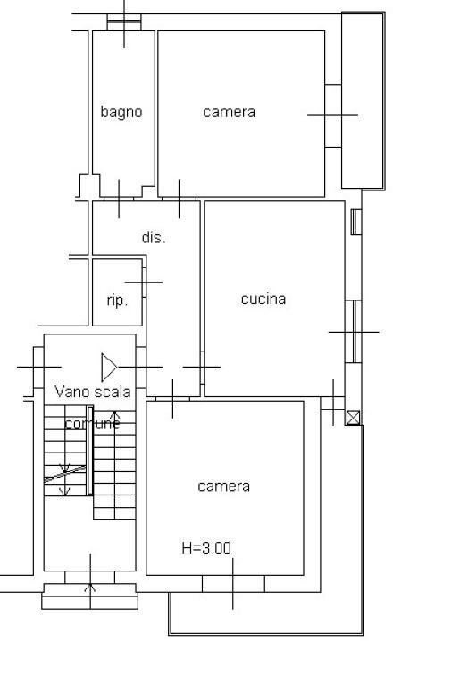 Stable - Palace via Gioacchino Rossini, 4, Valenza - floor plans 1