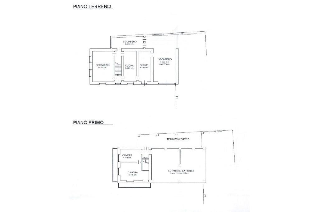 Rustic Borgata Madonna Nera, Aramengo - floor plans 1