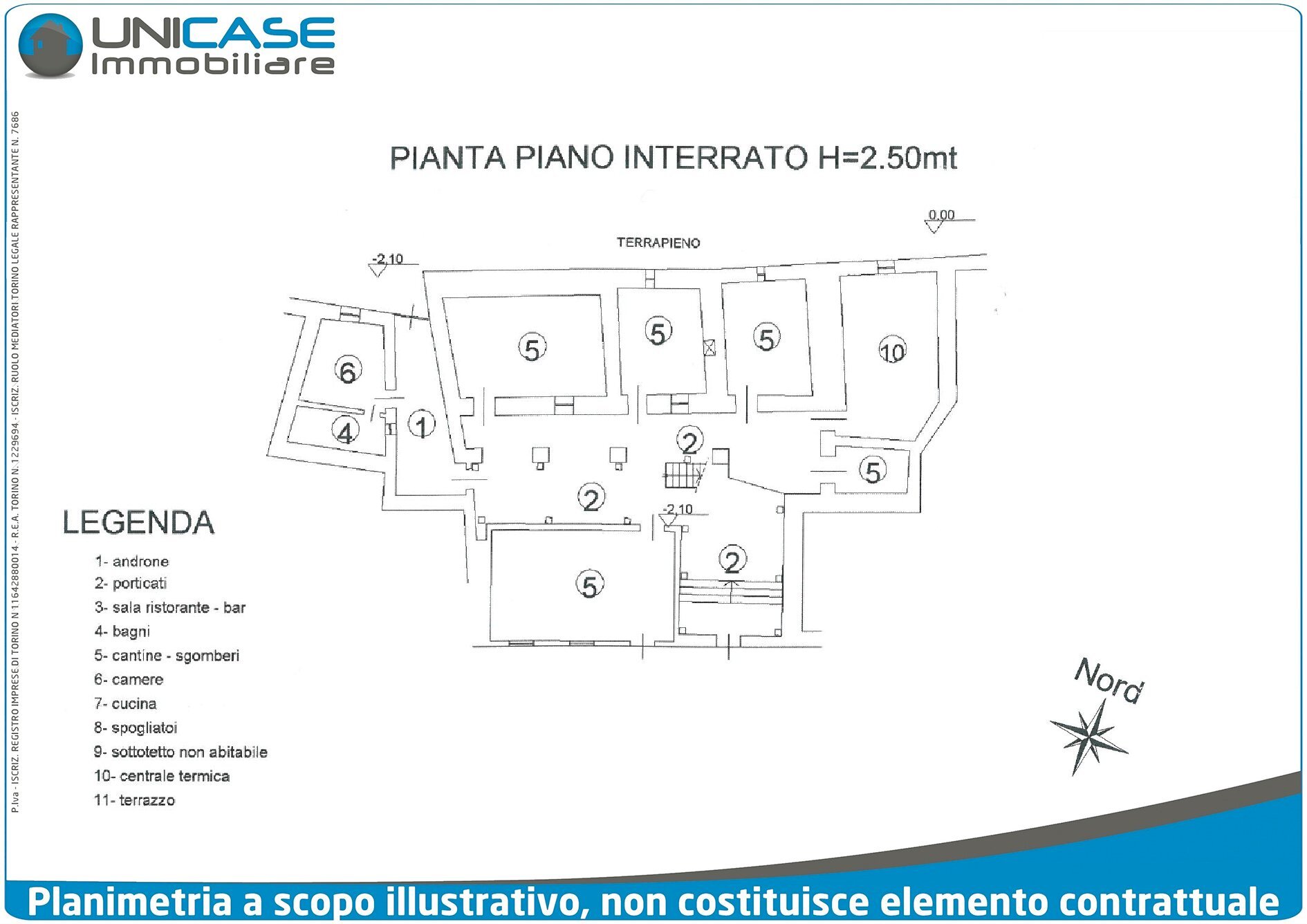 Albergo - Struttura ricettiva piazza Roma, 3, Angrogna - planimetria 1