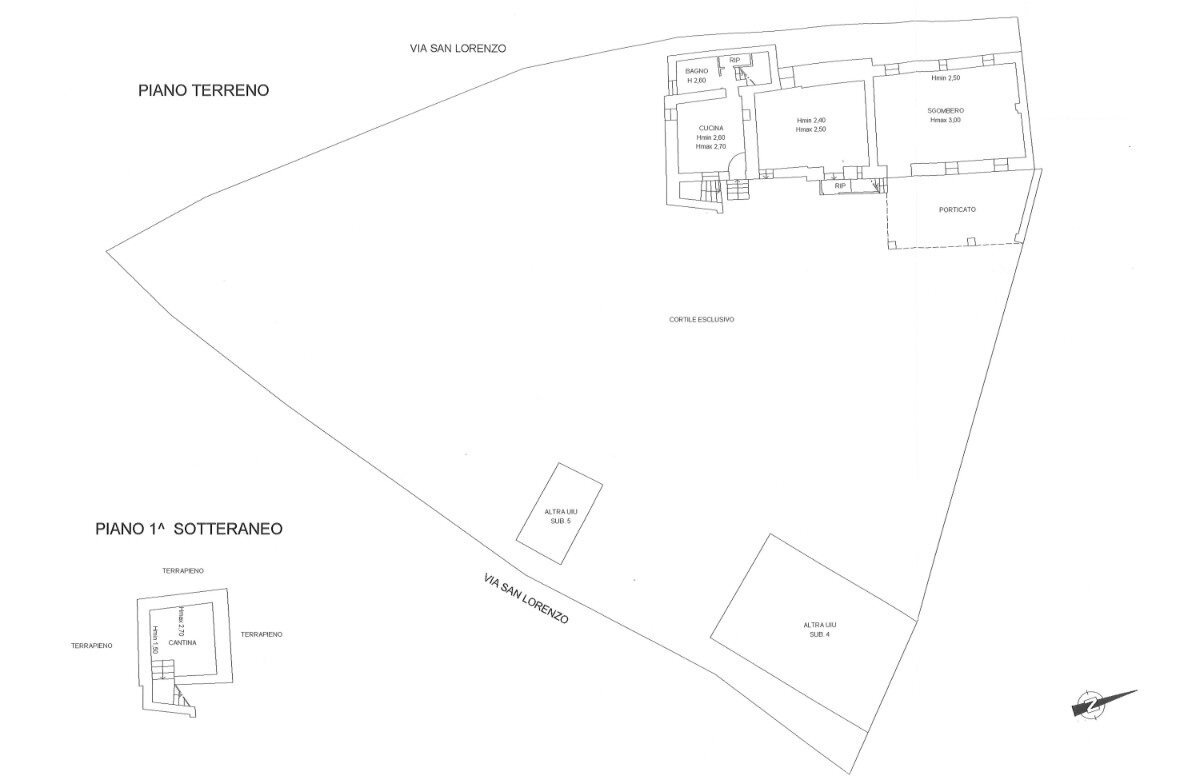 Apartment in Villa Via Del Pilone Molineris, 4, Caraglio - floor plans 1