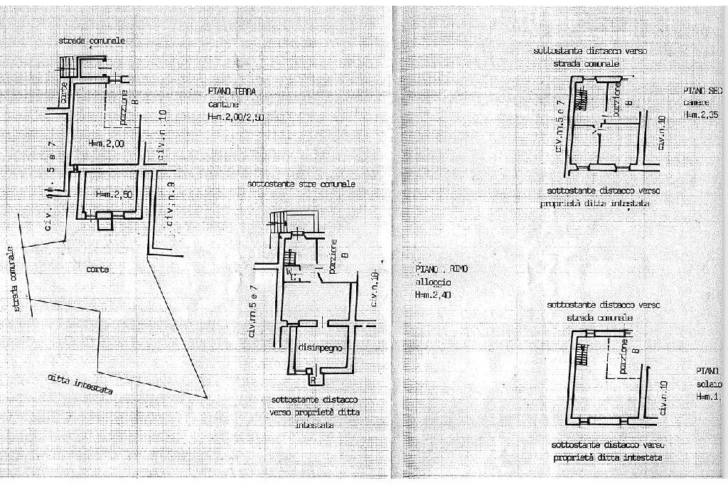 Apartment Località Vì Superiore, Torriglia - floor plans 1