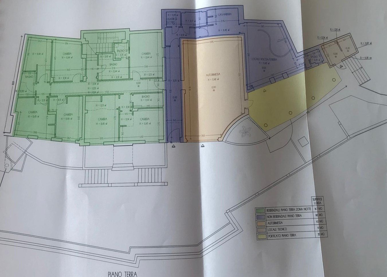 Villa strada termini, snc, Ospedaletti - planimetria 1