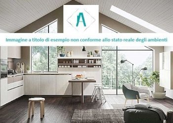 cucina con logo e scritta.jpg - Appartamento Via Gerino 5, Clavesana - foto 3