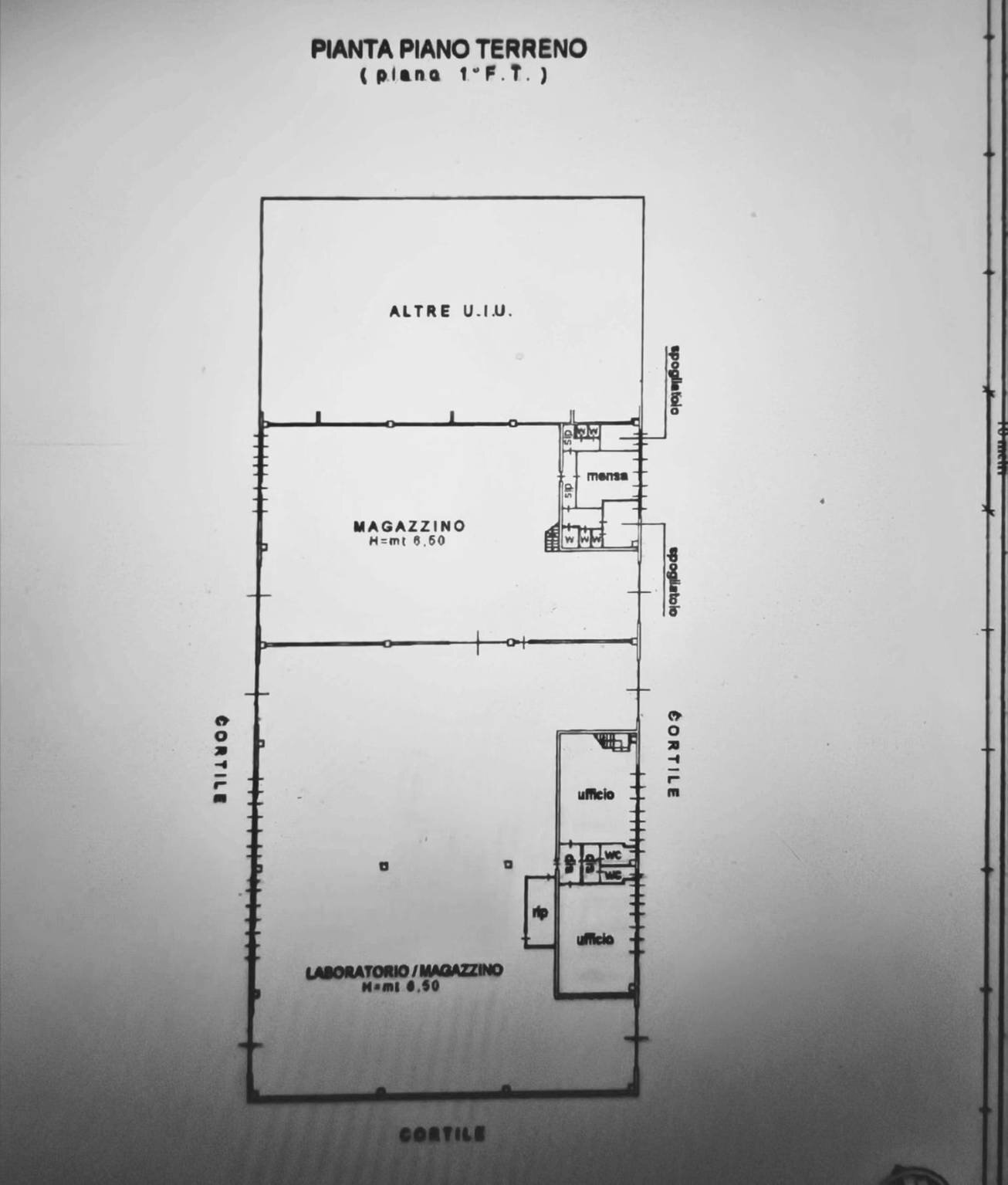 Capannone via Giuseppe Cottolengo, 45/B, Mappano - planimetria 1