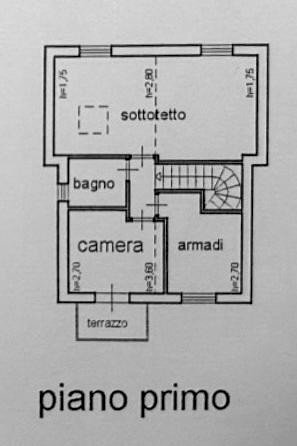 Villa via Dante Alighieri, Montignoso - planimetria 1