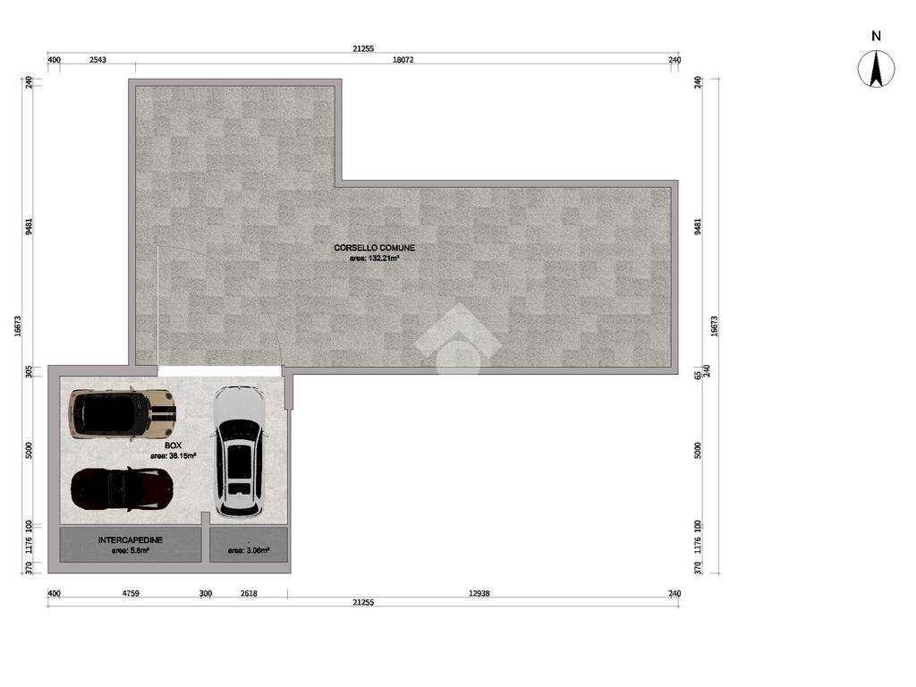 Box Viale Caterina da Forlì, Milano (neighborhood Gambara) - floor plans 1