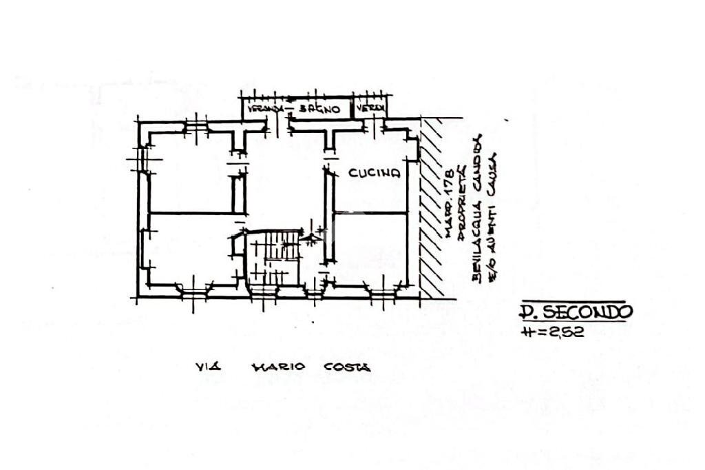 Apartment Via Mario Costa, Torriglia - floor plans 1