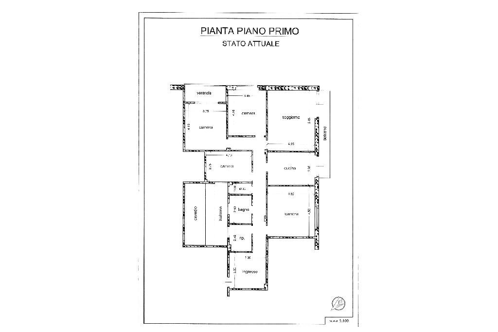 Appartamento via alberto salietti, Chiavari - planimetria 1