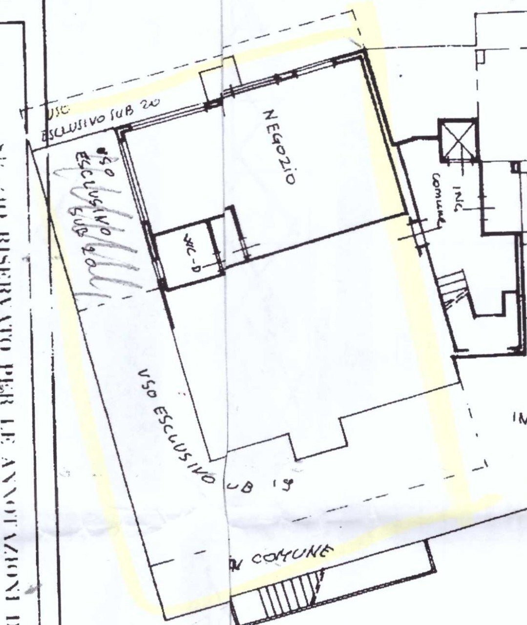 PLANIMETRIA VIV VERDE_20240430_114921187.jpg - Locale Commerciale Senigallia - foto 1