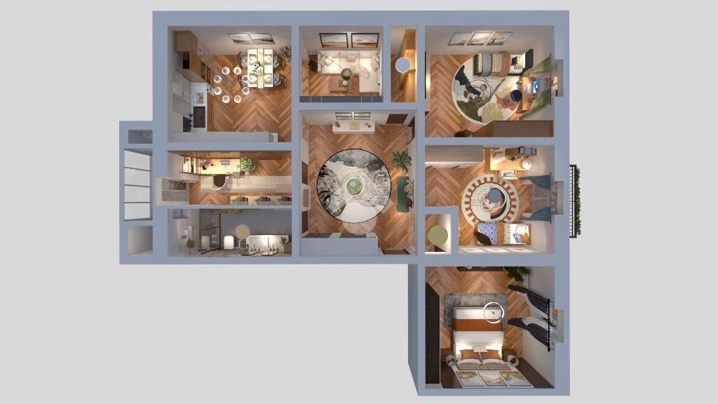 Appartamento Via Bartolomeo Guidobono, Savona (zona Centro) - planimetria 1