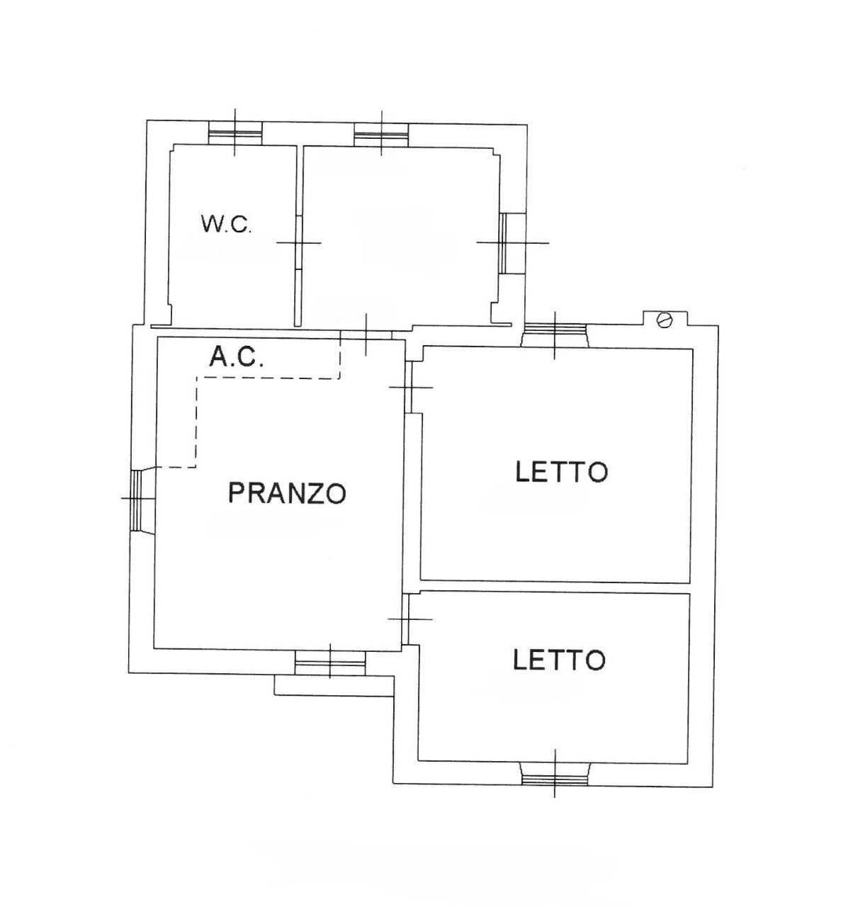 Casa indipendente Ravenna - planimetria 1
