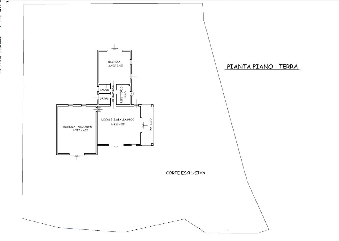 Agricultural land via barleda, Sasso Marconi - floor plans 1