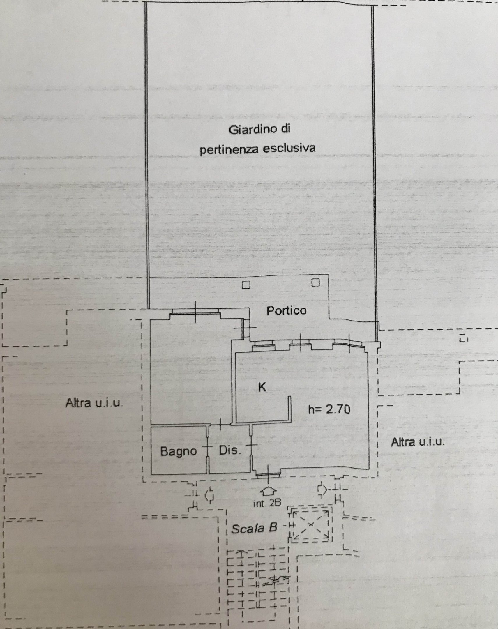 Bilocale via Tetto Garetto, Cuneo - planimetria 1