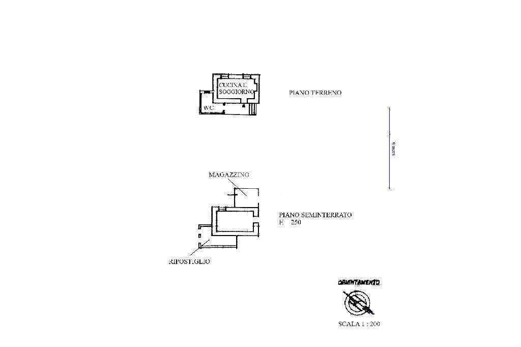Independent house Strada San Donato Parà, Sanremo - floor plans 1