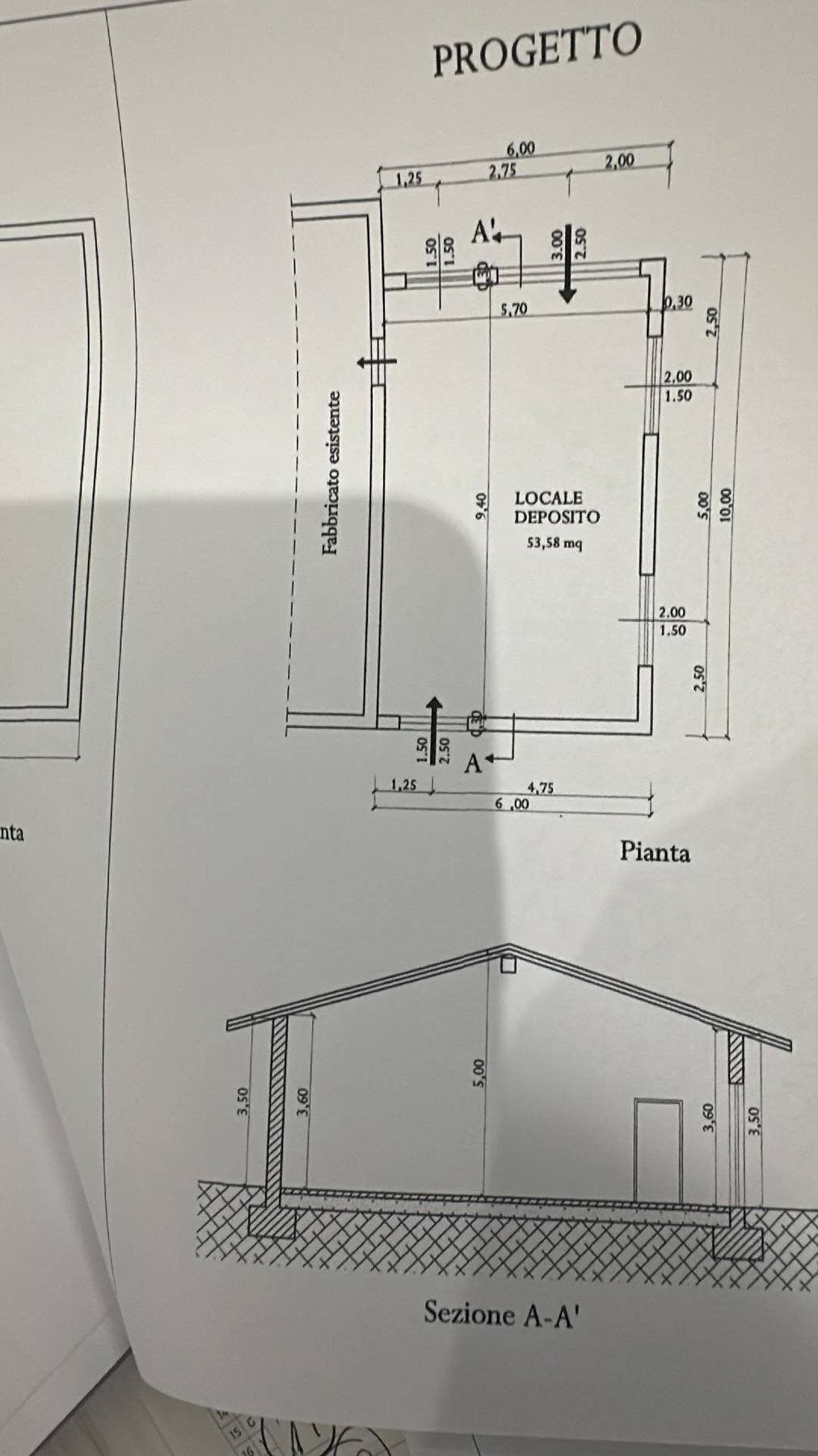 Two-room apartment via Gramsci, 22, Stradella - floor plans 1
