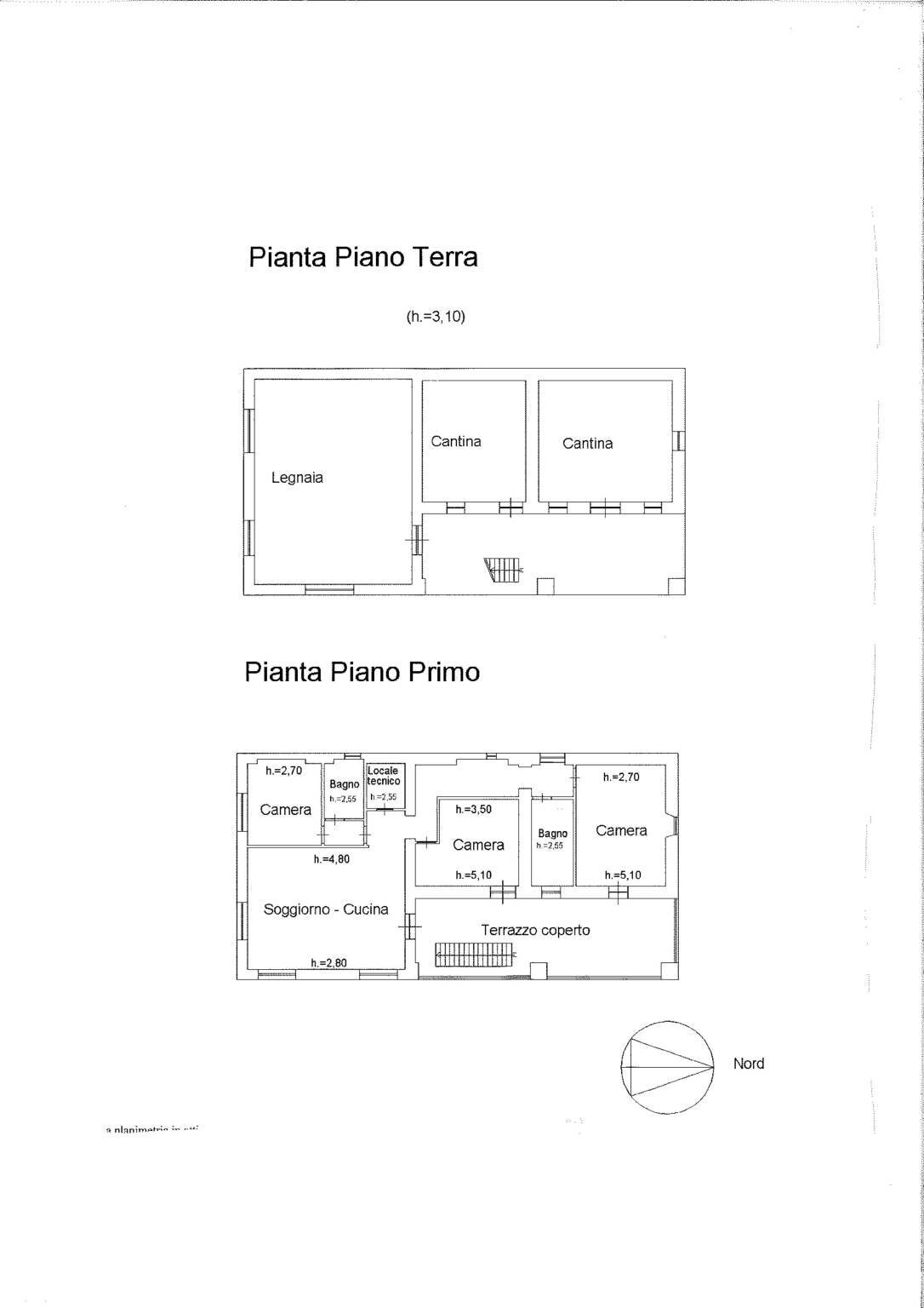 Rustic via Serra, Roburent - floor plans 1