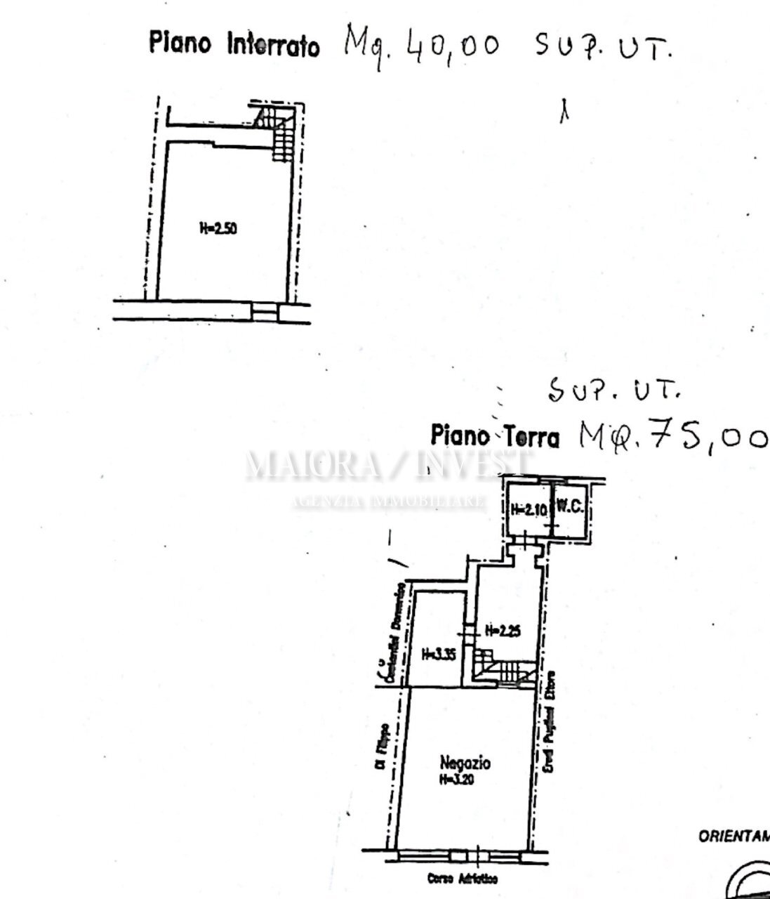 immobile in vendita9.jpg - Commercial Premises via Corso Adriatico, Sant'Egidio alla Vibrata - floor plans 1