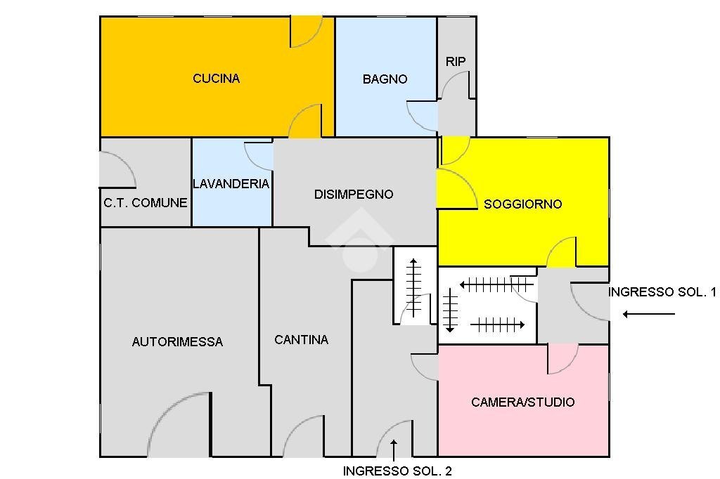 Villa Via dritto, Budrio - floor plans 1
