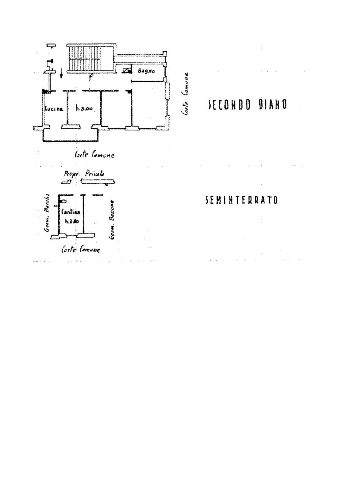 Four-room apartment viale Sarrea, 5, Dronero - floor plans 1