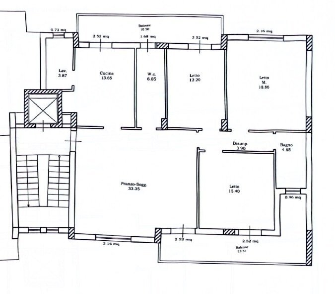 plan - Appartamento Circonvallazione Ortisiana 52, Modica - planimetria 1
