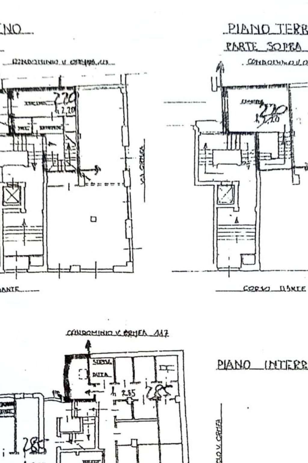 Bilocale corso Dante, 74, Torino (zona San Salvario) - planimetria 1