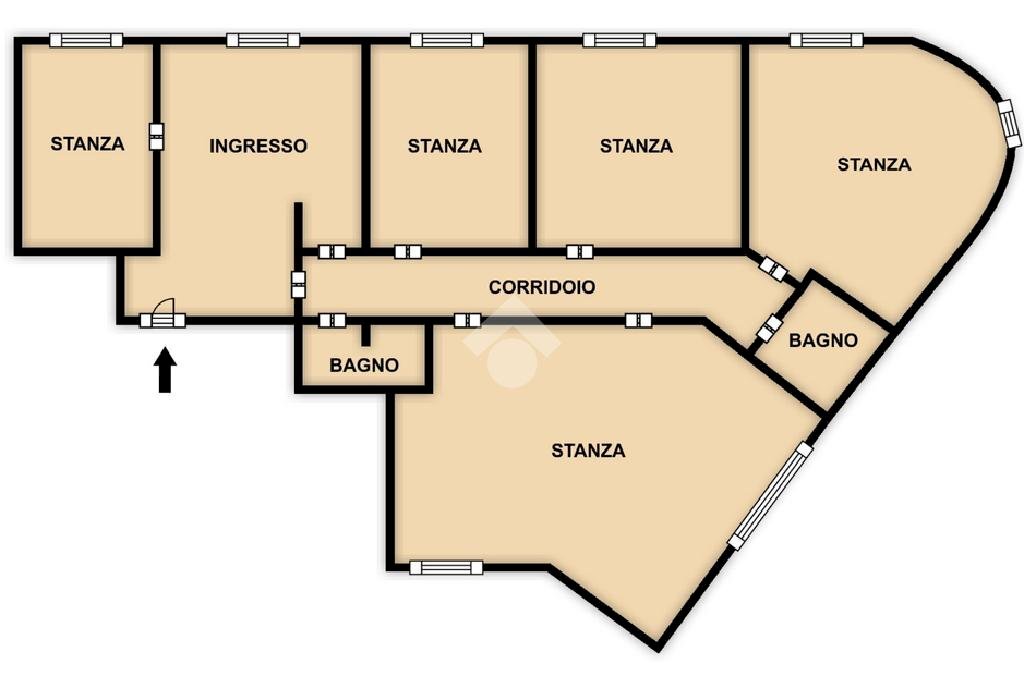 Appartamento Via Garassino, Savona (zona Centro) - planimetria 1