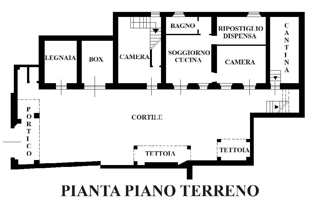 Independent house Via arnaldi di balme, Vigone - floor plans 1