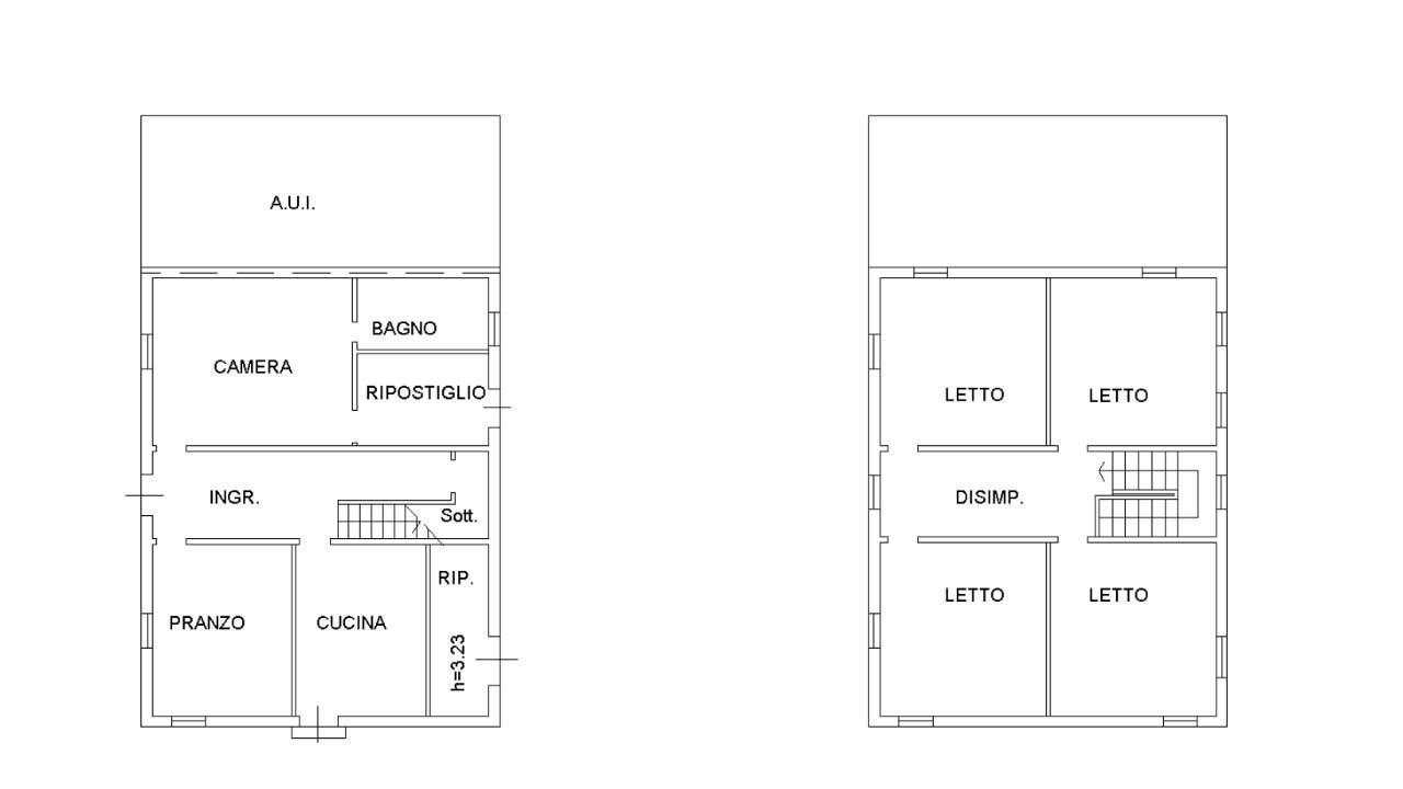Villetta Cervia - planimetria 1