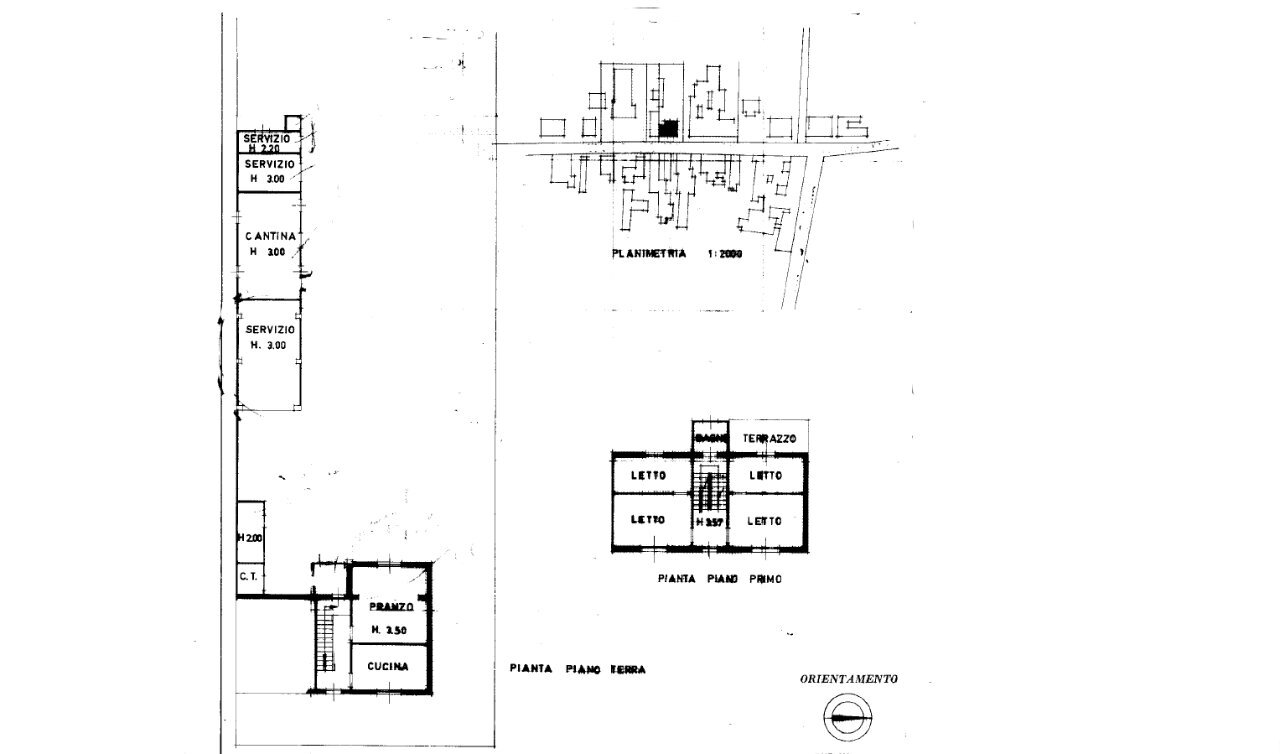 Semi-detached Villa Ravenna - floor plans 1