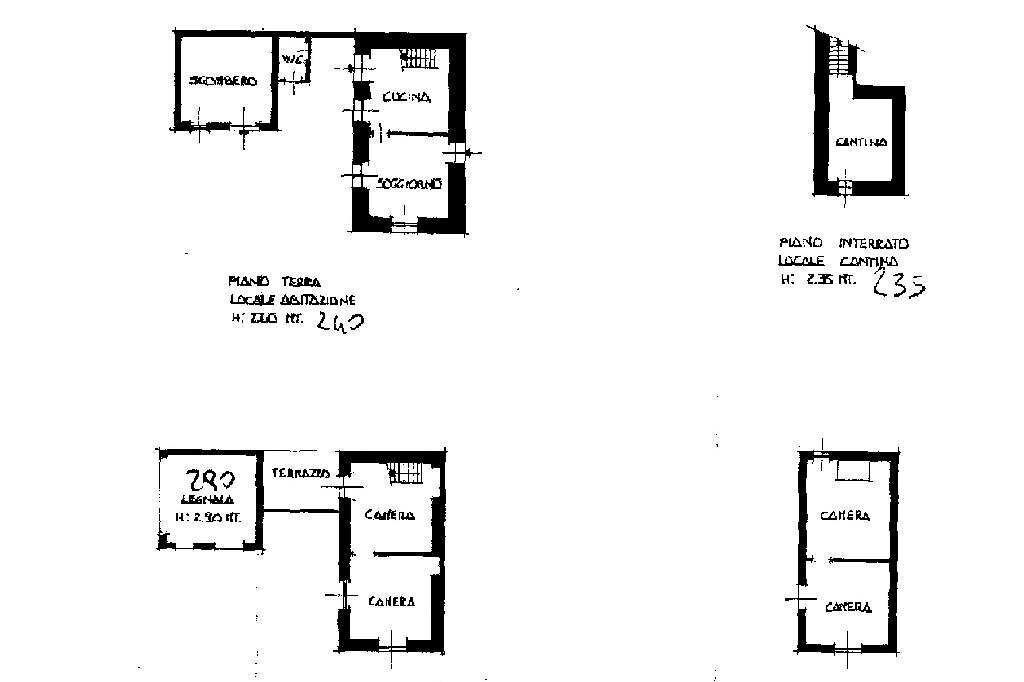 Casa indipendente Via Appennini, Costa Vescovato - planimetria 1