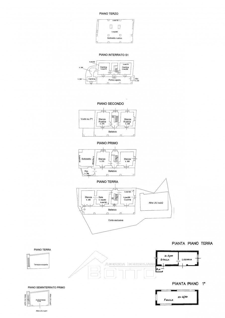 Independent house Frazione Marasco snc, Borgosesia - floor plans 1