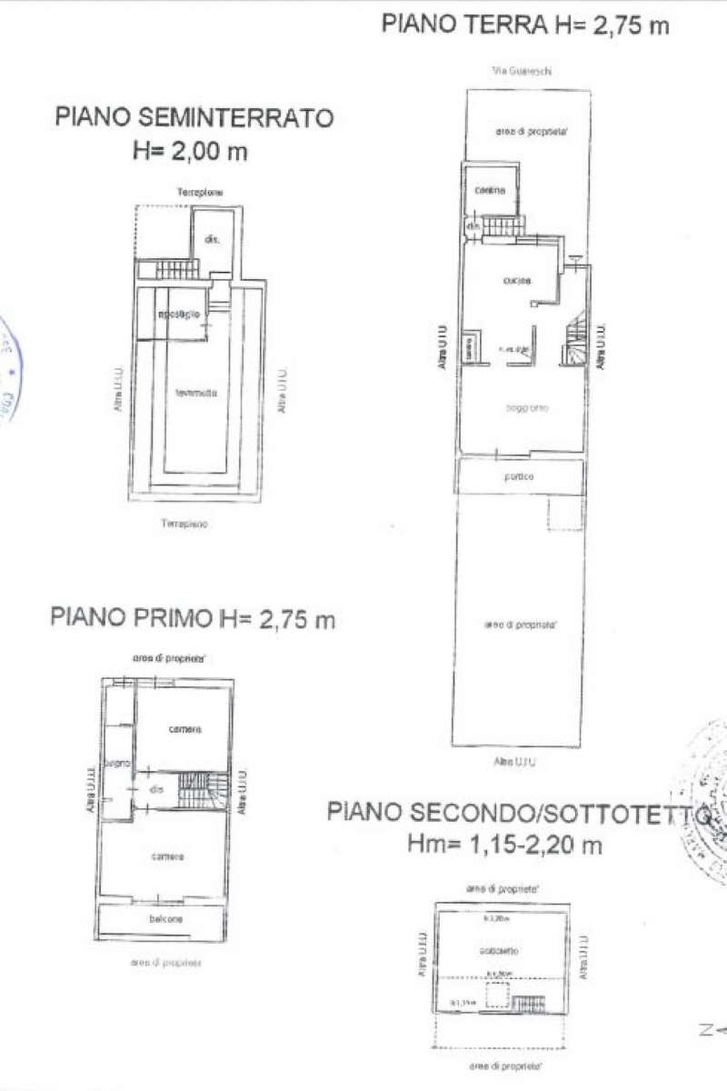 1 - Terraced Villa via Guareschi, 31, Gassino Torinese - floor plans 1
