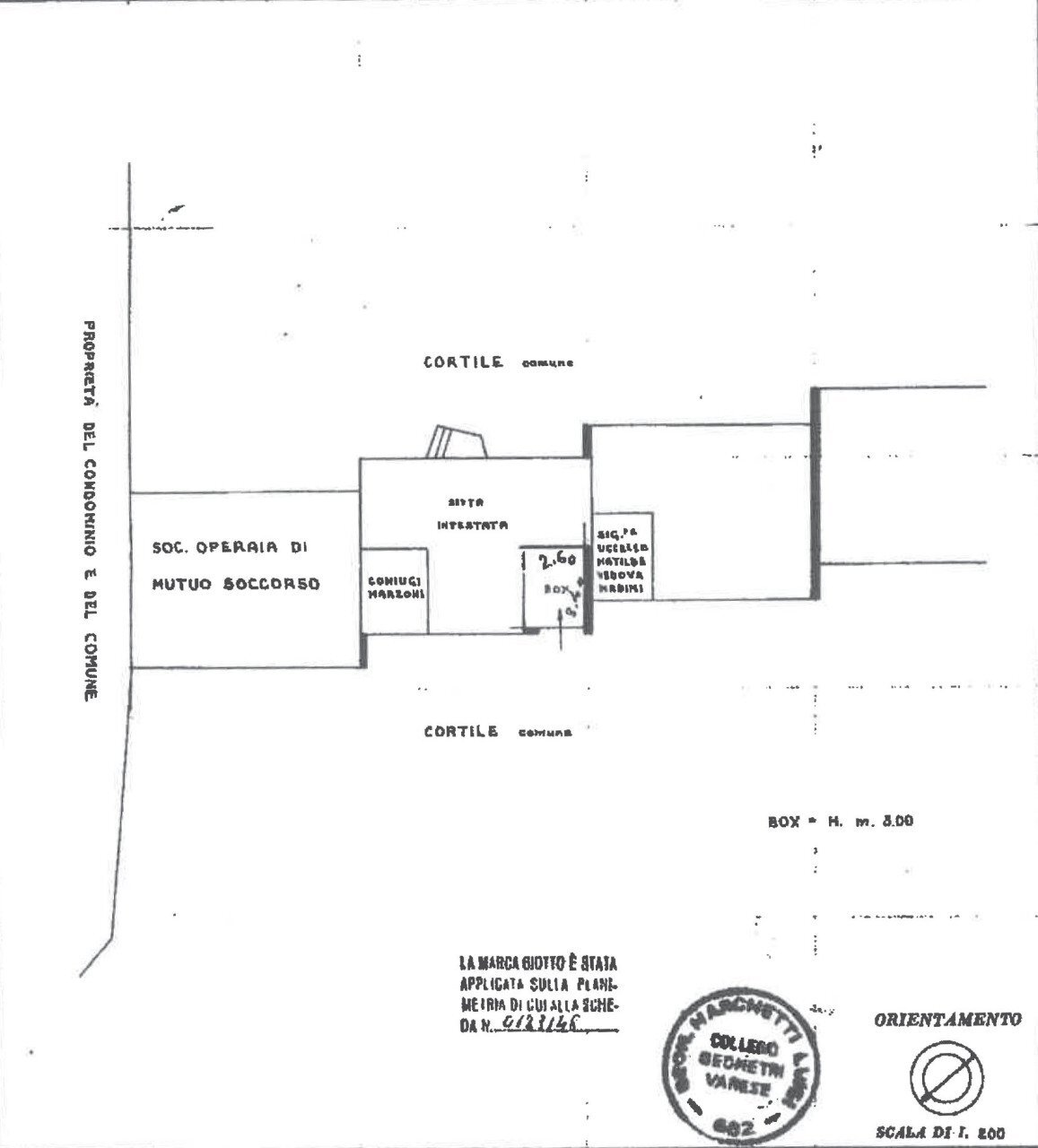 PIANTA BOX PIANO TERRA.jpg - Casa indipendente Via alla Torre 3, Laveno-Mombello - planimetria 1