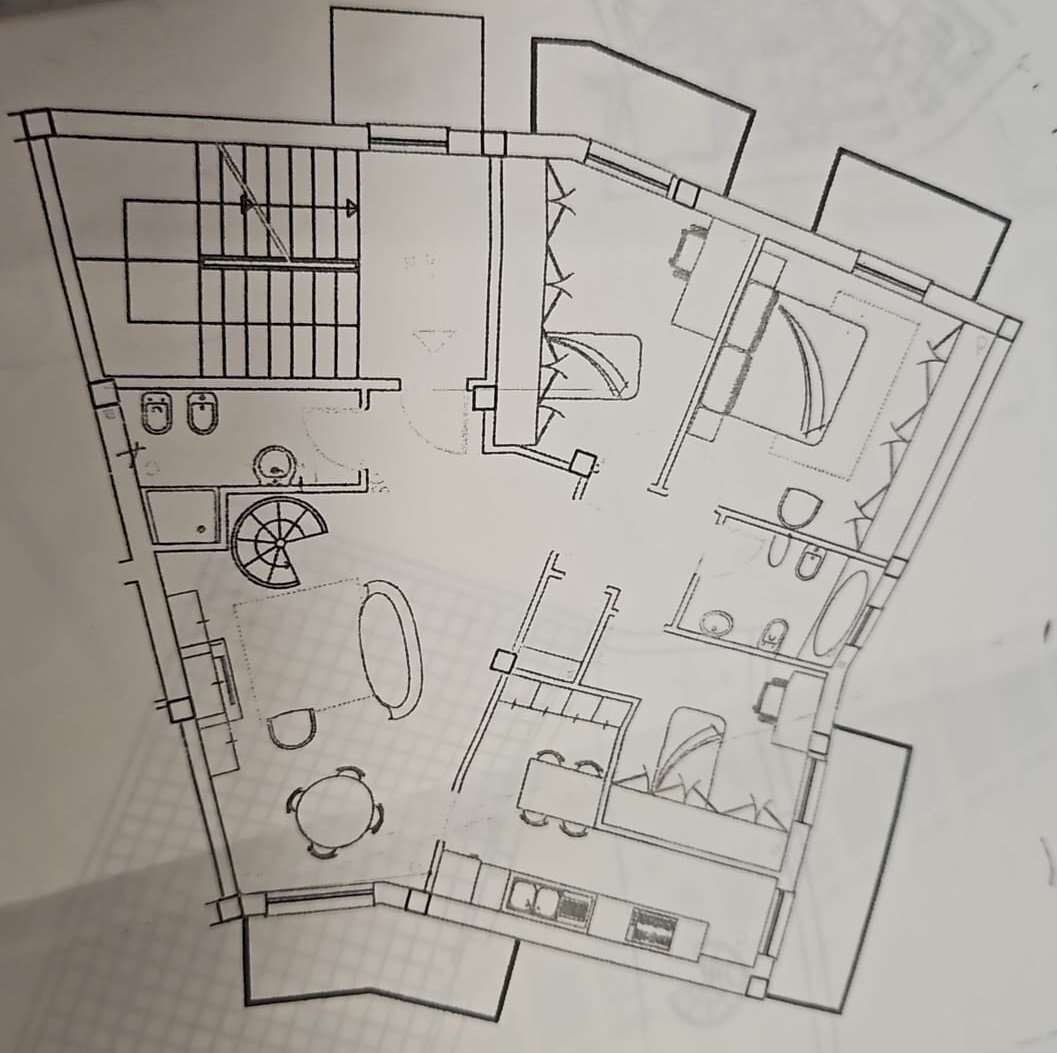 planimetria appartamento.jpg - Attico Via Beato Antonio Botta, Savona - planimetria 1