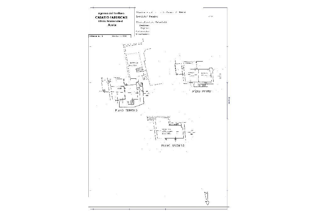 Semi-detached house Via Pommier, Fénis - floor plans 1