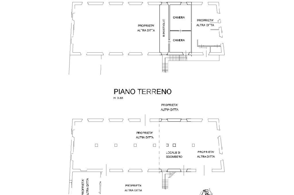 Rustic Via Alberto Calleri Di Sala, Bricherasio - floor plans 1