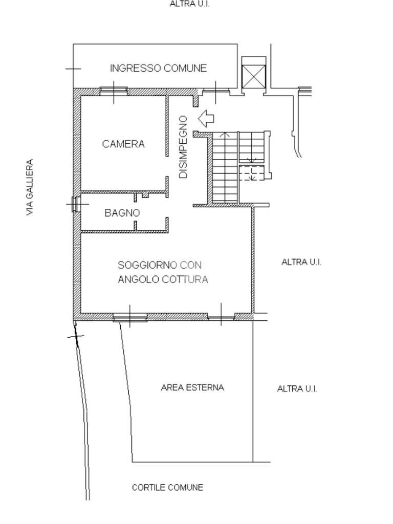 Quadrilocale Via Galliera, Pino Torinese - planimetria 1