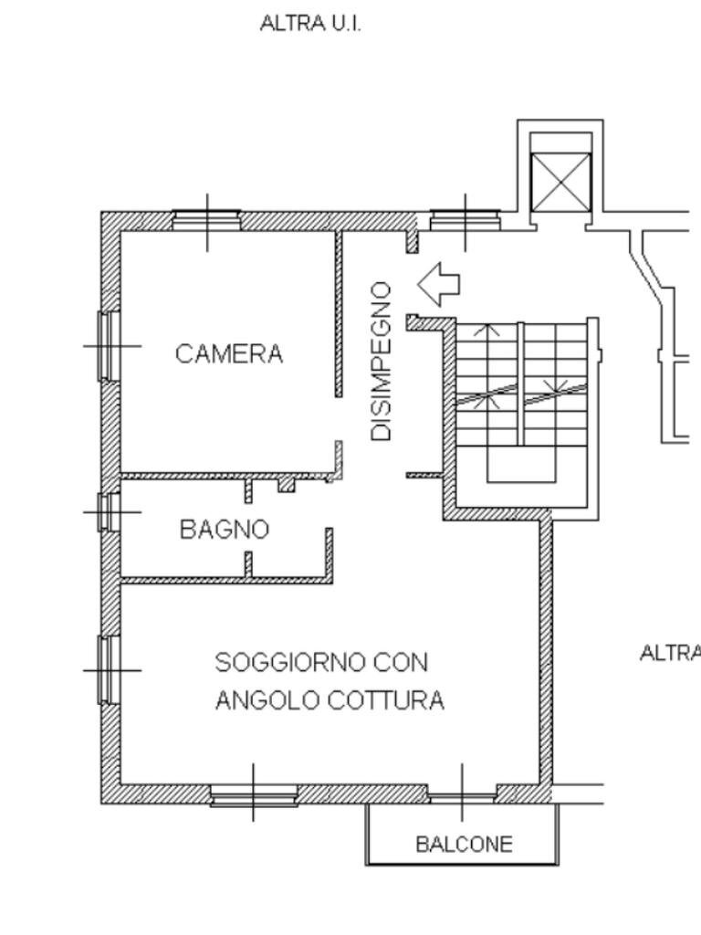 Quadrilocale Via Galliera, Pino Torinese - planimetria 1