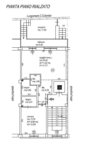 Apartment Gabicce Mare - floor plans 1