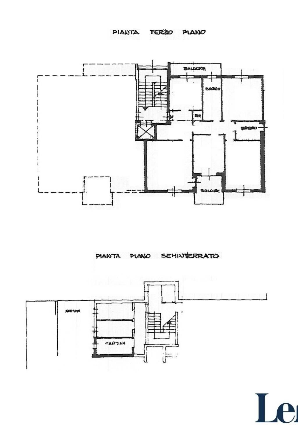 Apartment via Alessandro Rottigni, 19, Casale Monferrato - floor plans 1