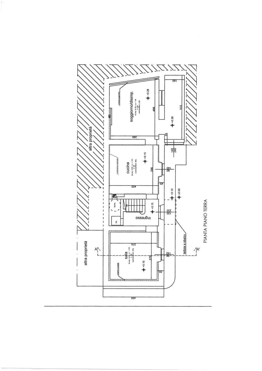 planimetria - Villa Via del Bisenzio, Vernio - planimetria 1