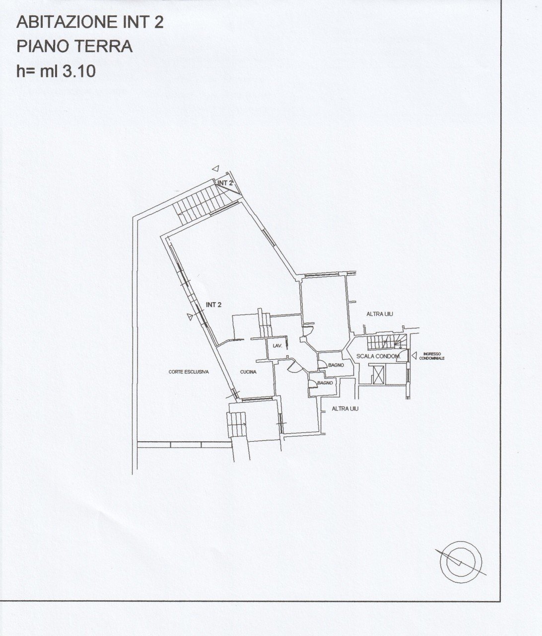 Int. 2.jpg - Appartamento Via Vittorio Veneto, Grottaferrata - planimetria 1