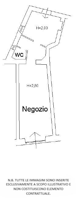 Planimetria sub.15.jpg - Locale Commerciale Piazza San Giorgio 37, Sarzana - planimetria 1