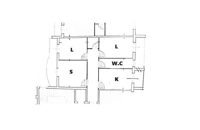 Trilocale Via Alberobello, Martina Franca - planimetria 1