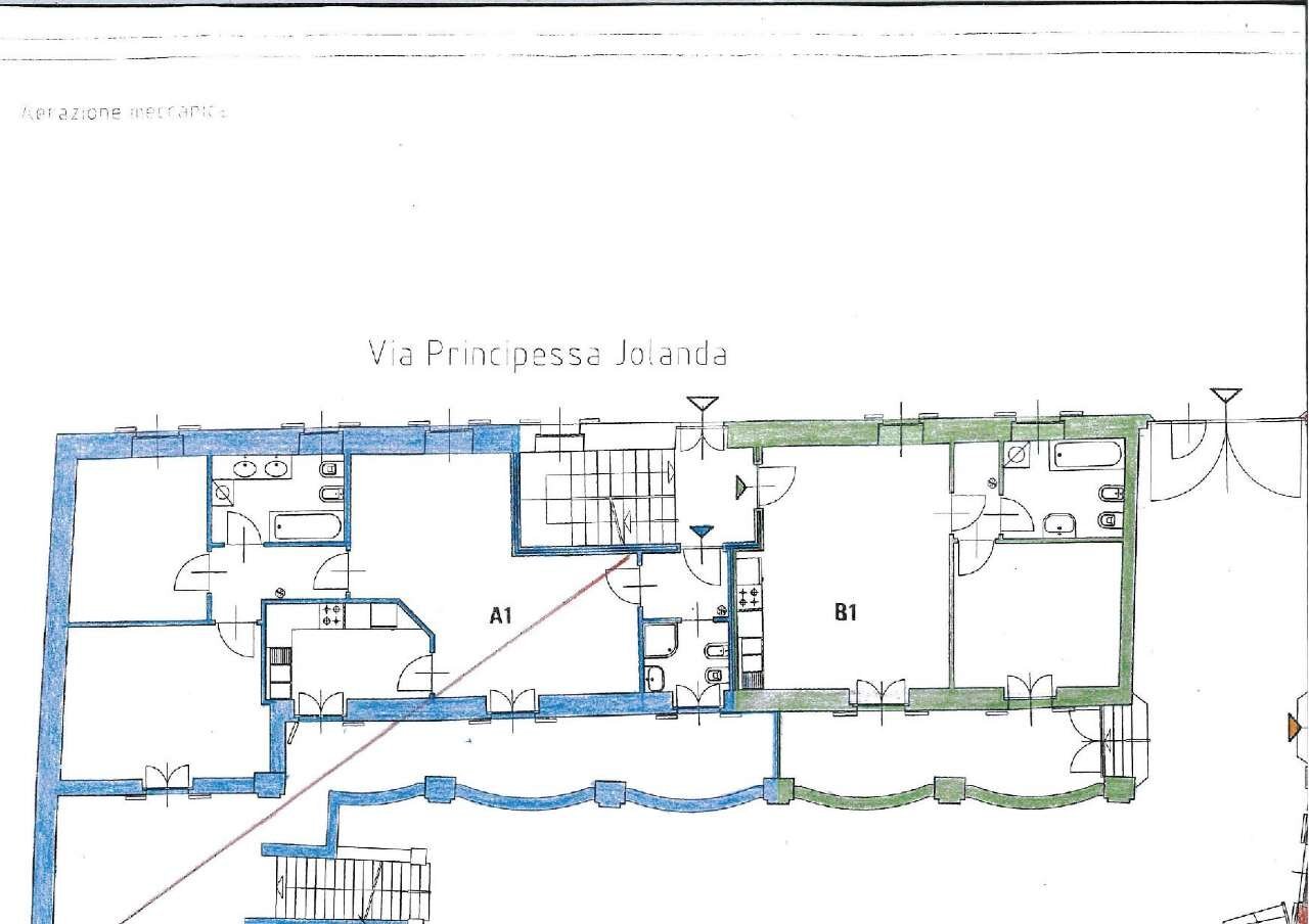 montemagno_b1 - Two-room apartment via PRINCIPESSA JOLANDA, 2, Montemagno - floor plans 1