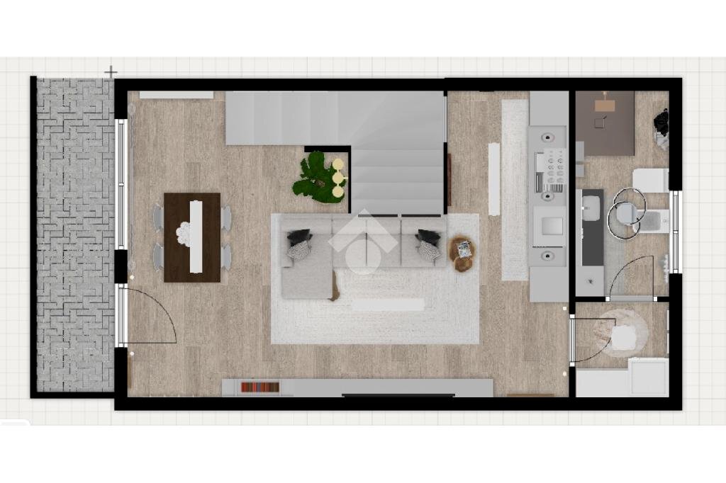 Trilocale Via Pregnana, Rho - planimetria 1